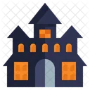 Castle Halloween Medieval Icon