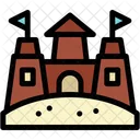 Castle Sand Castle Holidays Icon