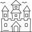 Castle Building Architecture Icon