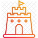Castle Building Fortress Icon
