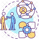 Casual contact networks  Icon
