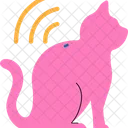Cat Microchip Track Icon