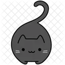 Cat Black Feline Icon