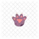 Cat Paw Vector Icon