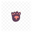 Cat Paw Vector Icon