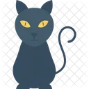 Cat Evil Black Icon