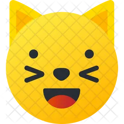 Cat angry Emoji Icon - Download in Gradient Style