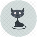 Cat Black Animal Icon