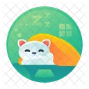 Rest Time Cat Icon