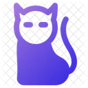Cat Party Scary Icon