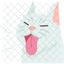 Cat Yawning Kitten Icon