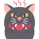 Cat Angry Hissing Icon