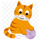 Sticker Cat Cupid Icon