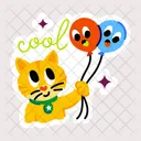 Cat Balloons  Icon