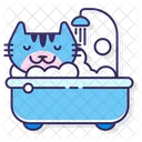 Cat Bath  Icon