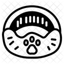 Cat Bed Pet Bed Sleeping Icon