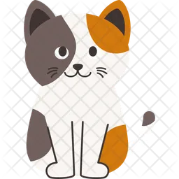 Cat Breed Calico  Icon