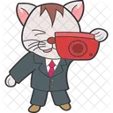 Business Cat Icon