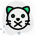 Cat Closed Mouth  Icon