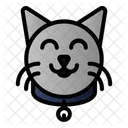 Cat Collar Belt Label Icon