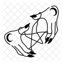 Cat Cradle Witchcraft Magic Icon
