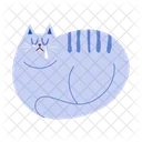 Cat crying cartoon clipart  Icon