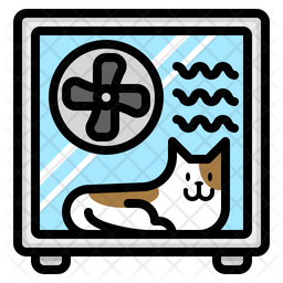 Cat Dryer Icon