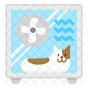 Pet Cat Dryer Icon