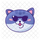 Cat Emoji Icon Icône