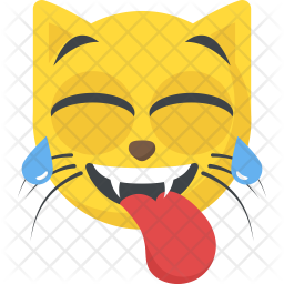 Download Cat Emoji With Tongue Icon Of Flat Style Available In Svg Png Eps Ai Icon Fonts PSD Mockup Templates