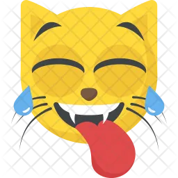 Cat Emoji with Tongue  Icon