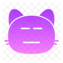 Cat expressionless  Icon