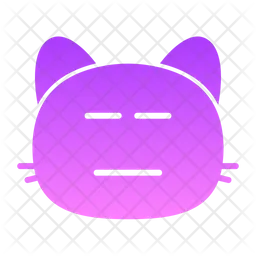 Cat expressionless Emoji Icon
