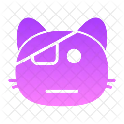 Cat eye patch Emoji Icon