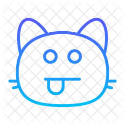 Cat ghost Emoji Icon