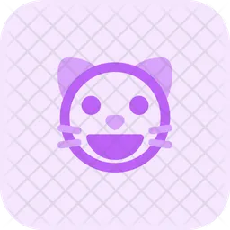 Cat Grinning Emoji Icon