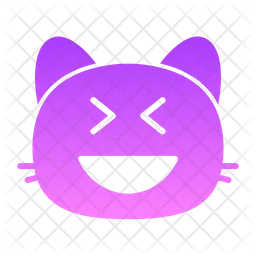 Cat grinning iii Emoji Icon