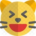 Cat Grinning Squinting  Icon