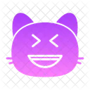 Cat grinning vi  Icon