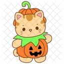 Cat Halloween Fluffy Icon
