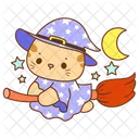 Cat Halloween Fluffy Icon