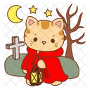 Cat Halloween Fluffy Icon