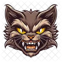 Cat Logo Feline Shape Pet Silhouette Icon