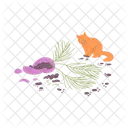 Cat Mess Plant Icon