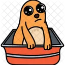 Cat In Tub  Icon