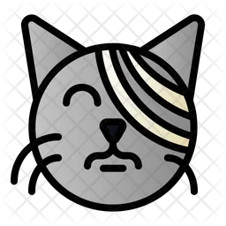 Cat Injury On Face  Icon