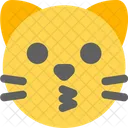 Cat Kissing Face  Icon