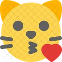 Cat Kissing Love Icon