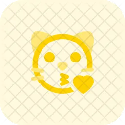 Cat Love Icon - Download in Flat Style