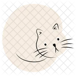 Cat letter O  Icon
